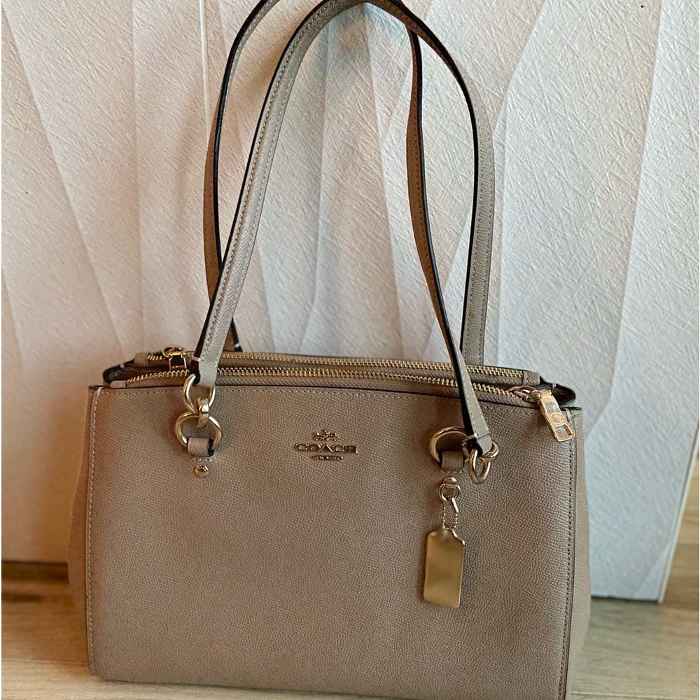 Coach Leather Satchel.